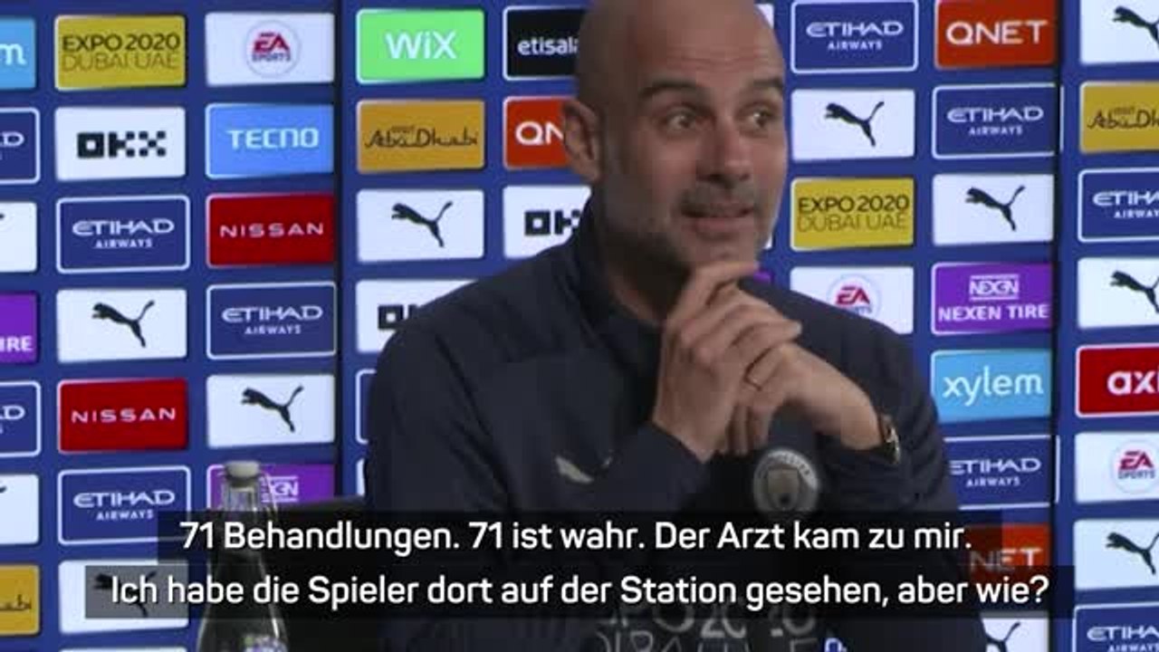 Guardiola: “Hatten 71 Behandlungen!“
