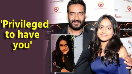 Privileged to have you : Ajay Devgn on daughter's 19th birthday