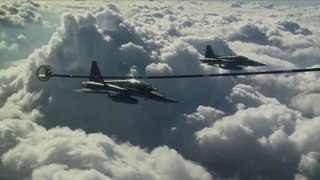 F-5 in-flight refueling