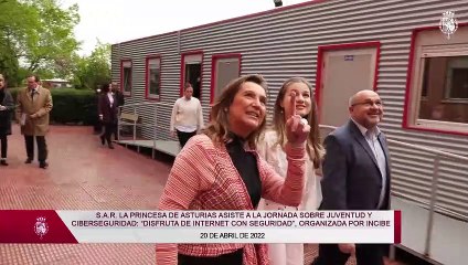 La Princesa Leonor visita un instituto en Leganés