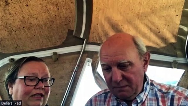 Lifeboat crew rescue experienced sailors whose boat lost its rudder in stormy seas