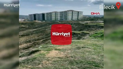 Bilecik'in Söğüt ilçesinde toprak kayması