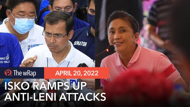 Isko Moreno ramps up anti-Leni attacks with polls less than 3 weeks away