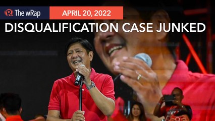 Tải video: Comelec division junks last disqualification case against Marcos Jr.