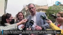 Ortega Smith en Palma: «el próximo Gobierno balear debería ser como el de Castilla y León pero mejorado, con un presidente de VOX»