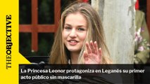 La Princesa Leonor protagoniza en Leganés su primer acto público sin mascarilla