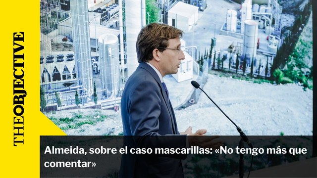 Almeida, sobre el caso mascarillas: «No tengo más que comentar»