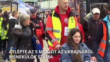 Átlépte az 5 milliót az Ukrajnából menekülők száma
