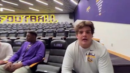 will campbell lsu spring ball interview