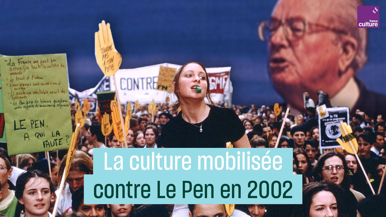 La culture mobilisée contre Le Pen en 2002