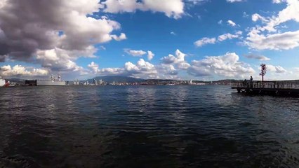 İzmir Limanına Denizden Bir Bakış
