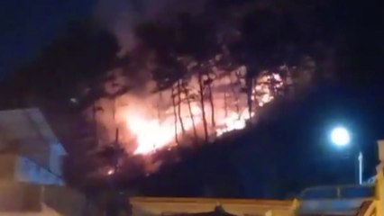 창원 추산근린공원에서 불...인근 주민 백여 명 대피 / YTN