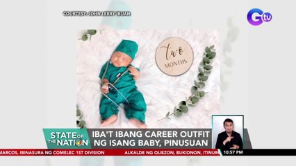 Iba't ibang career outfit ng isang baby, pinusuan | SONA