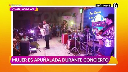 Mujer es apuñalada por su ex esposo durante concierto
