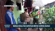Bekerja Sama dengan 20 Koramil, TNI Bagikan 1 Ton Minyak Goreng di Pekalongan Jateng