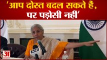 अमेरिका में वित्त मंत्री निर्मला सीतारमण ने कहा हमें रखना ही पड़ेगा जांचा-परखा रुख | Nirmla Sitaraman
