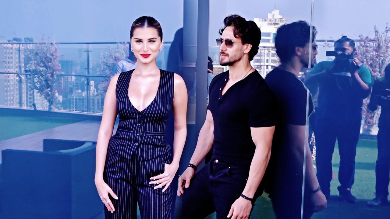 Tiger Shroff And Tara Sutaria Promote Their Film ‘Heropanti 2’ At Nadiadwala’s Office