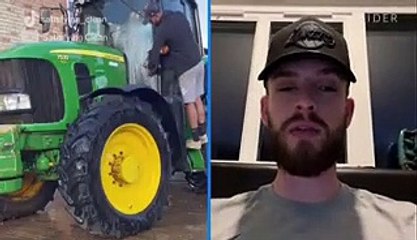 How a filthy tractor cab is deep cleaned