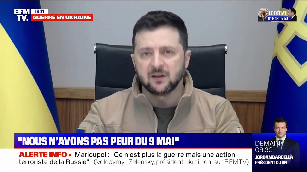 Volodymyr Zelensky: "Nous n'avons pas peur du 9 mai", le "Jour de la Victoire" en Russie