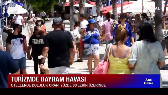 Turizmde bayram havası! Otellerde doluluk oranı yüzde 80'lerin üzerinde