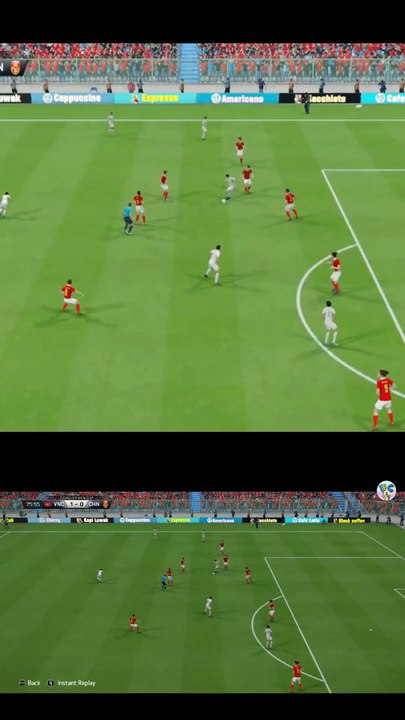 Curve is technical, but when it's too curved, it shoots out of goal