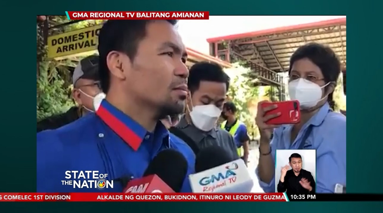 Pacquiao: Wala sa usapan ang manira ng tao at hikayatin si Robredo na mag-withdraw | SONA