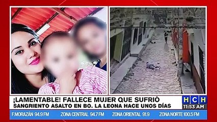 ¡Triste! Fallece joven mamá que fue tiroteada por asaltante en La Leona