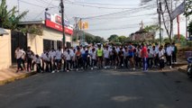 Estudiantes de Masaya celebran Día Nacional del deportista