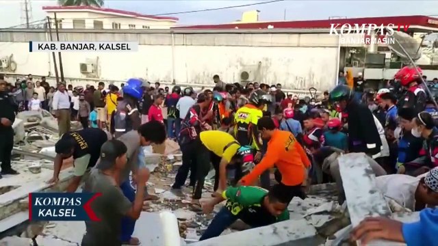Pemkab Banjar Selidiki Penyebab Ambruknya Minimarket Alfamart Gambut, Dinas PUPR Bentuk Tim