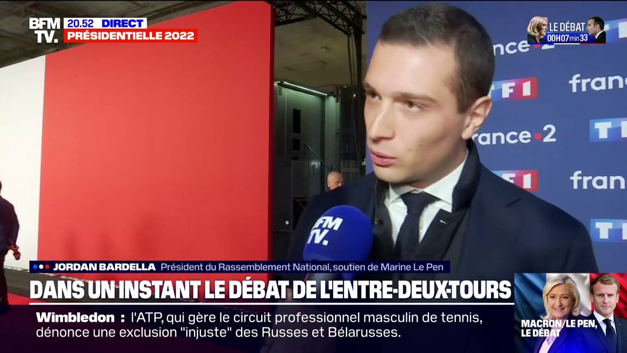 "Marine Le Pen a la maturité, l'expérience, la solidité", assure Jordan Bardella