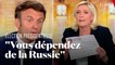Débat du second tour : Macron attaque Le Pen sur sa relation avec Poutine et la Russie