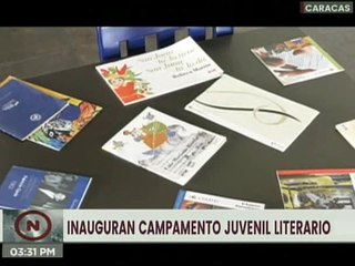 Más de 200 jóvenes participan en el Campamento Juvenil  “1.000 veces Robert Serra” Literario