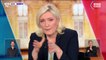 Marine Le Pen souhaite "réintégrer les soignants suspendus" pendant la crise sanitaire et "restituer les salaires dont ils ont été privés"