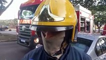 Umuarama: Fritadeira elétrica de lanchonete na avenida Tiradentes pega fogo