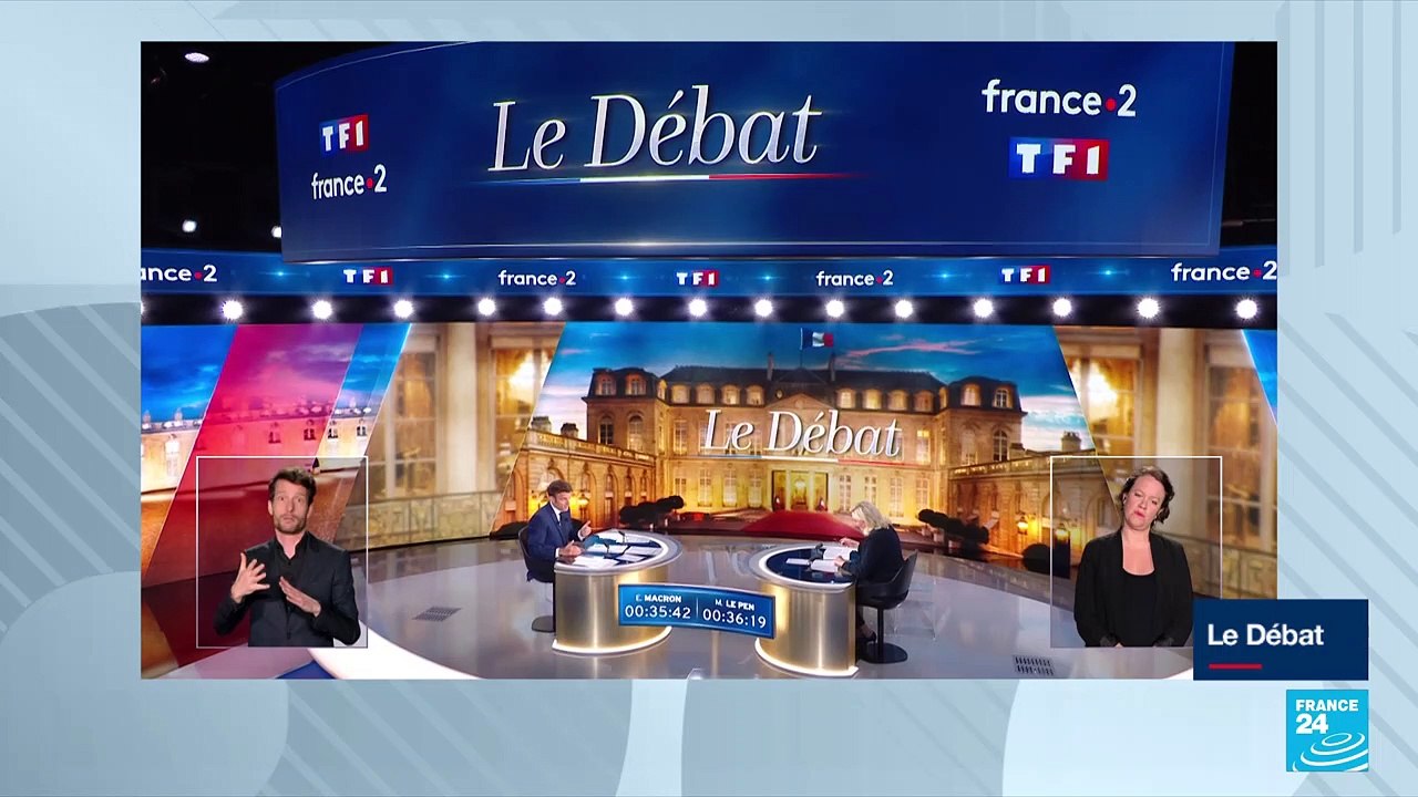 "Vous êtes climatosceptique" : Macron attaque Le Pen sur l'écologie (débat télévisé)