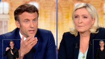 «Vous dépendez de Poutine», Macron attaque Le Pen sur la guerre en Ukraine