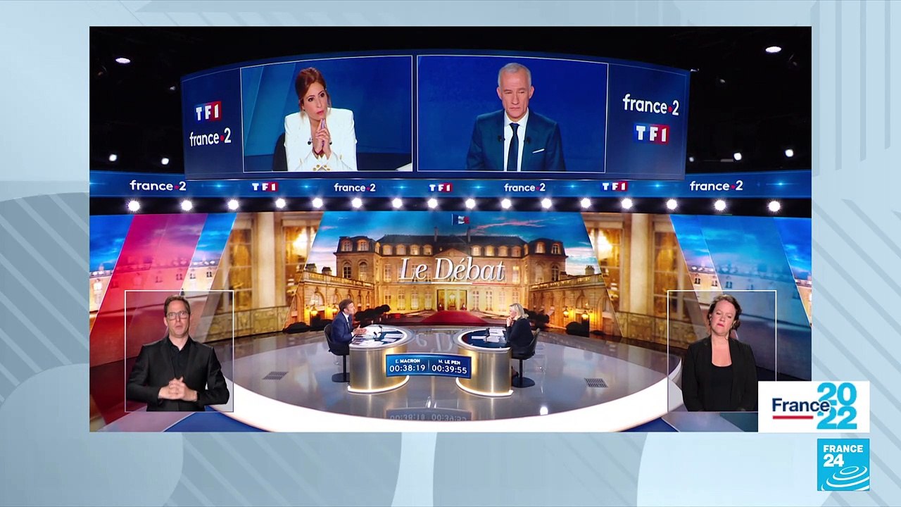 Écologie : "Votre stratégie du tout nucléaire est impossible" reproche Macron à Le Pen