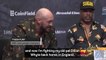 Fury and Whyte share respect ahead of title fight