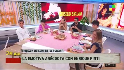 La confesión de Griselda Siciliani con una figura de Telefe: "Le chupaba la cara"