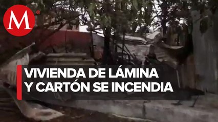 Vivienda se incendia en Veracruz; adulta mayor murió en el interior