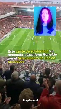 Los aficionados del Liverpool dedicaron un canto de solidaridad a Cristiano Ronaldo por el fallecimiento de uno de sus bebés