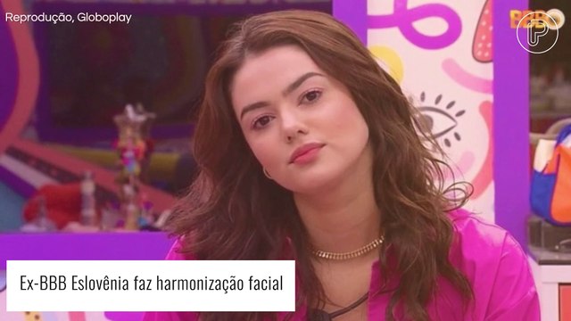 Ex-BBB Eslovênia faz harmonização facial e surpreende a web. Confira o antes e depois