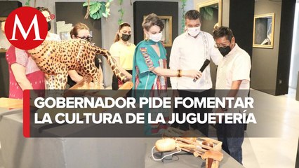 Rutilio Escandón encabezó la premiación de Concurso Estatal de Jueguetería Popular
