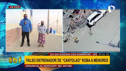 Atención padres de familia: Falso entrenador de “Cantolao” dopa y asalta a menores