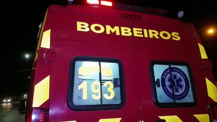 Homem fica ferido após colisão entre carro e moto