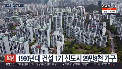 입주 30년 1기 신도시…리모델링·재건축 지원 시급