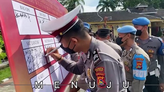 Penandatanganan Kesepakatan Bersama Zona Integritas Menuju WBK Polresta Mataram