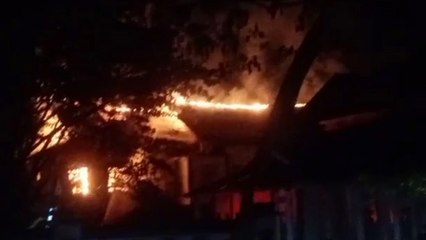 Kantor Bupati Halmahera Selatan Dilalap Api