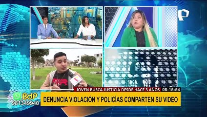 Tres años reclamando justicia: Denuncia violación y policías compartieron el video del ultraje