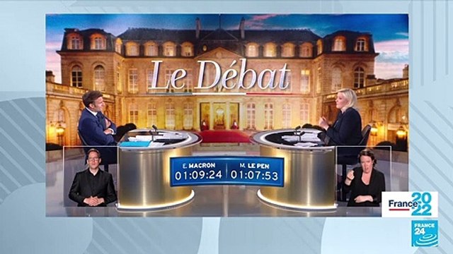 Institutions : Le souverain, c'est le peuple répète Marine Le Pen (débat présidentiel)